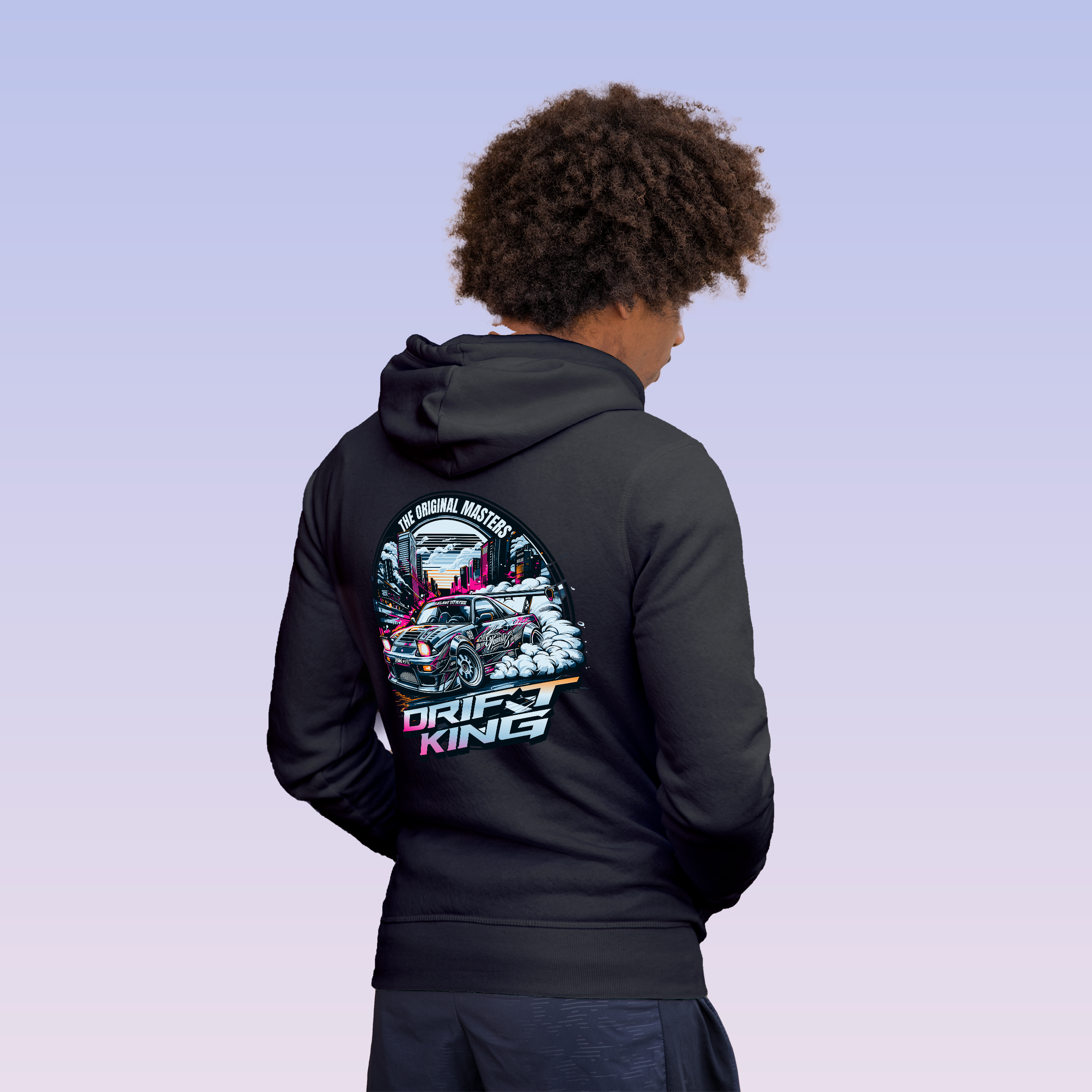Drift King Japanese Street Car Racing Hoodie - JDM Vintage Urban Streetwear