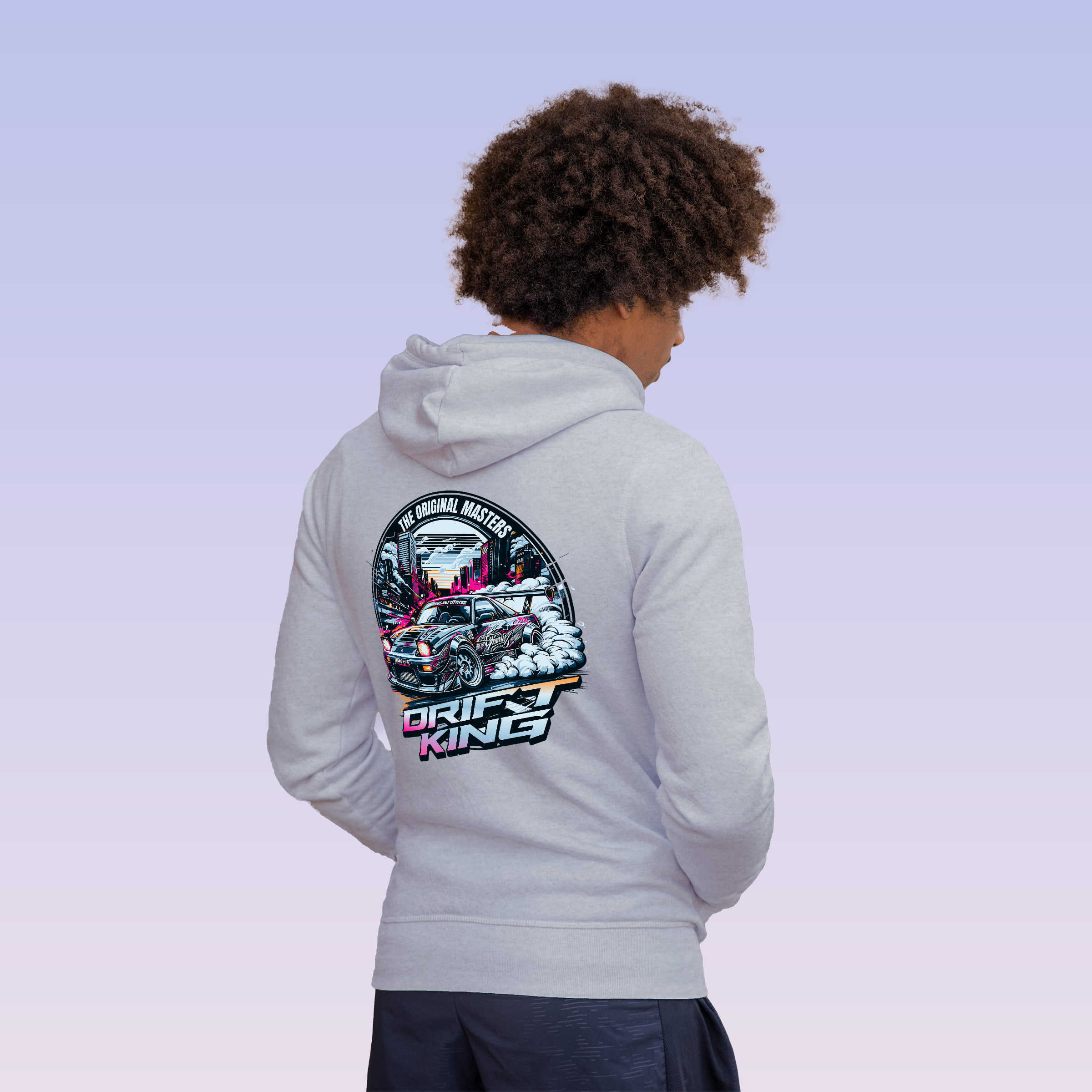 Drift King Japanese Street Car Racing Hoodie - JDM Vintage Urban Streetwear