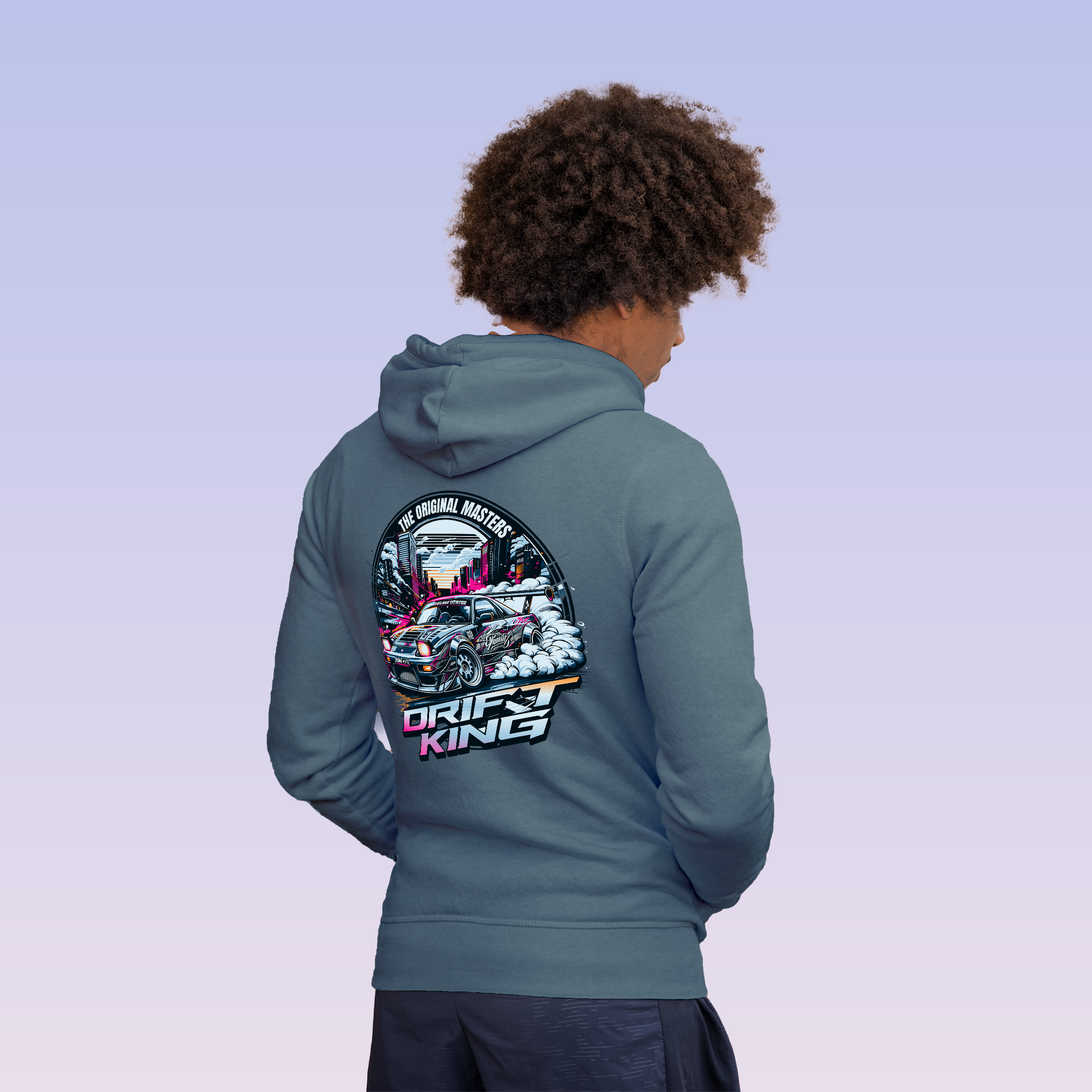 Drift King Japanese Street Car Racing Hoodie - JDM Vintage Urban Streetwear