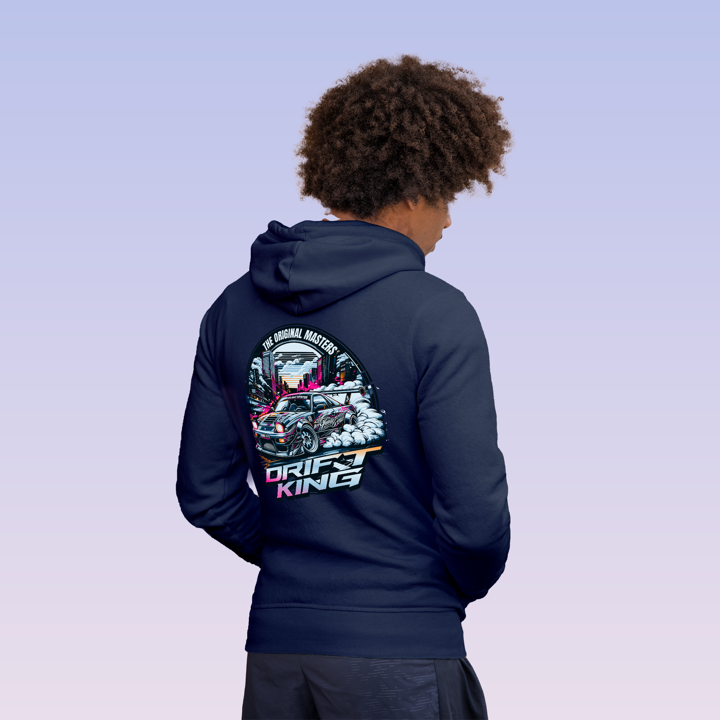 Drift King Japanese Street Car Racing Hoodie - JDM Vintage Urban Streetwear