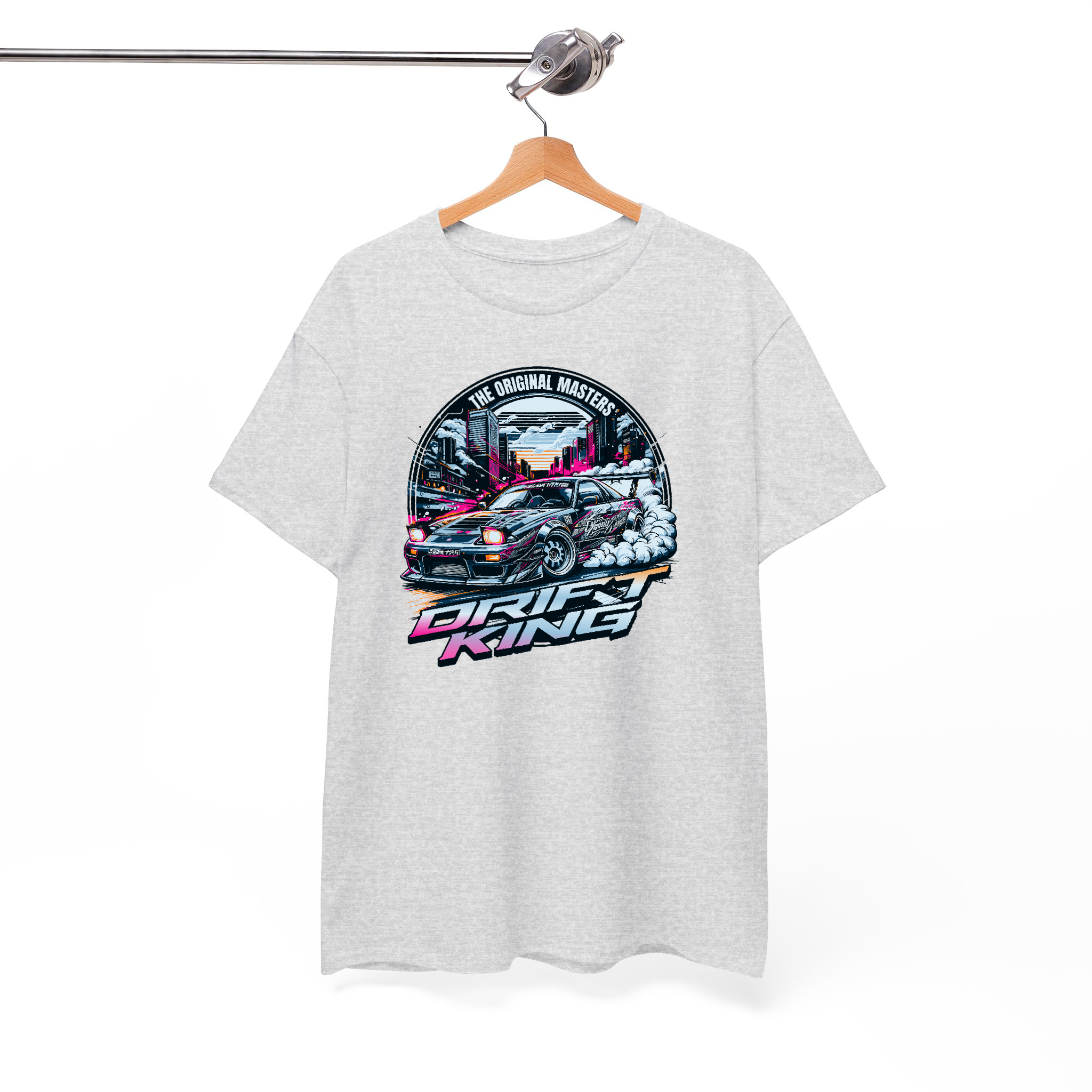 Drift King Japanese Street Car Racing T-shirt - JDM Vintage Urban Graphic Tee
