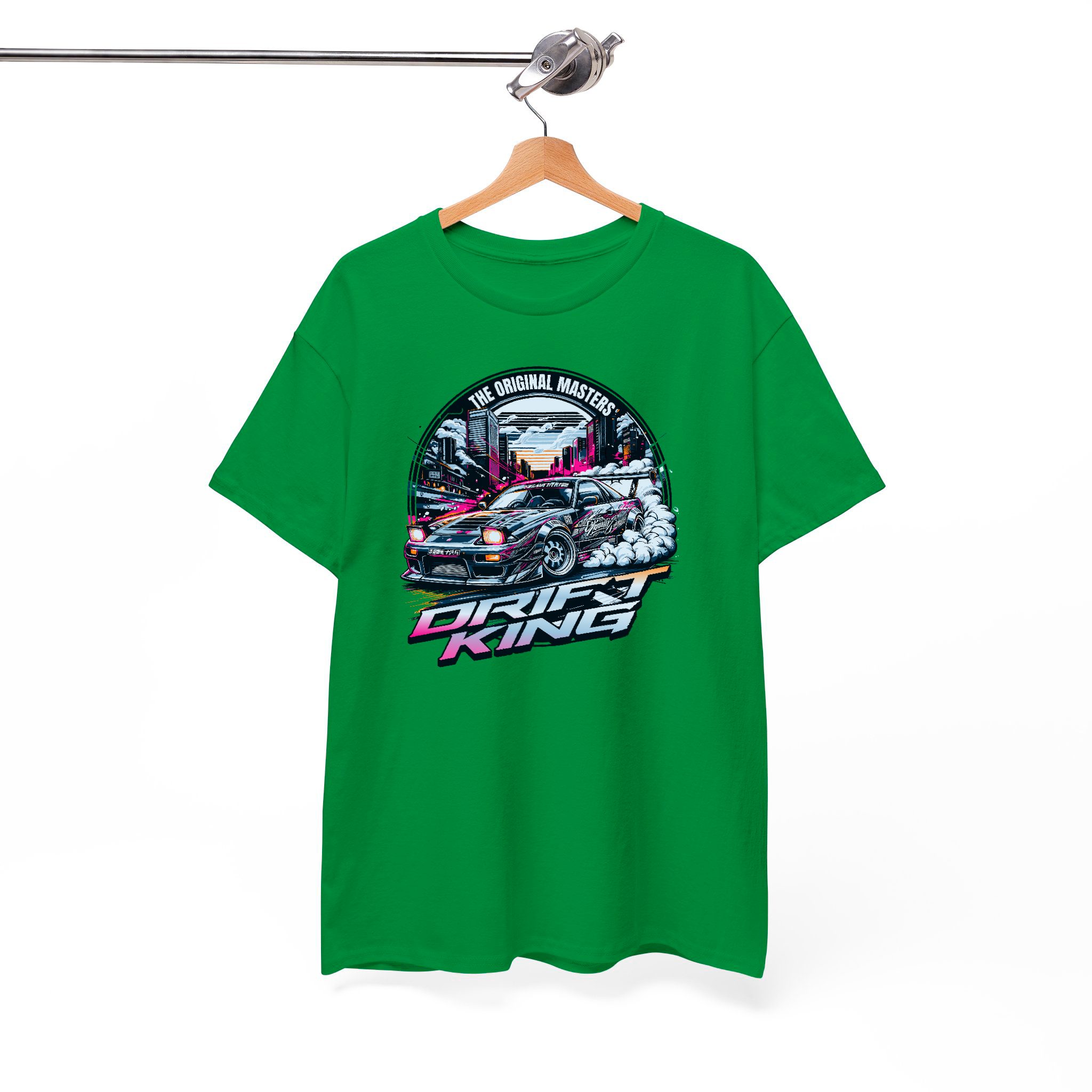 Drift King Japanese Street Car Racing T-shirt - JDM Vintage Urban Graphic Tee