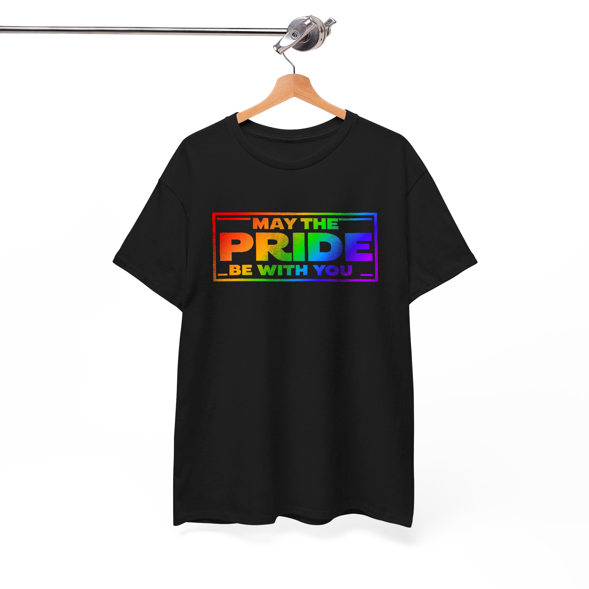 May The Pride Be With You - LGBTQ+ Star Wars Inspired Graphic Tee