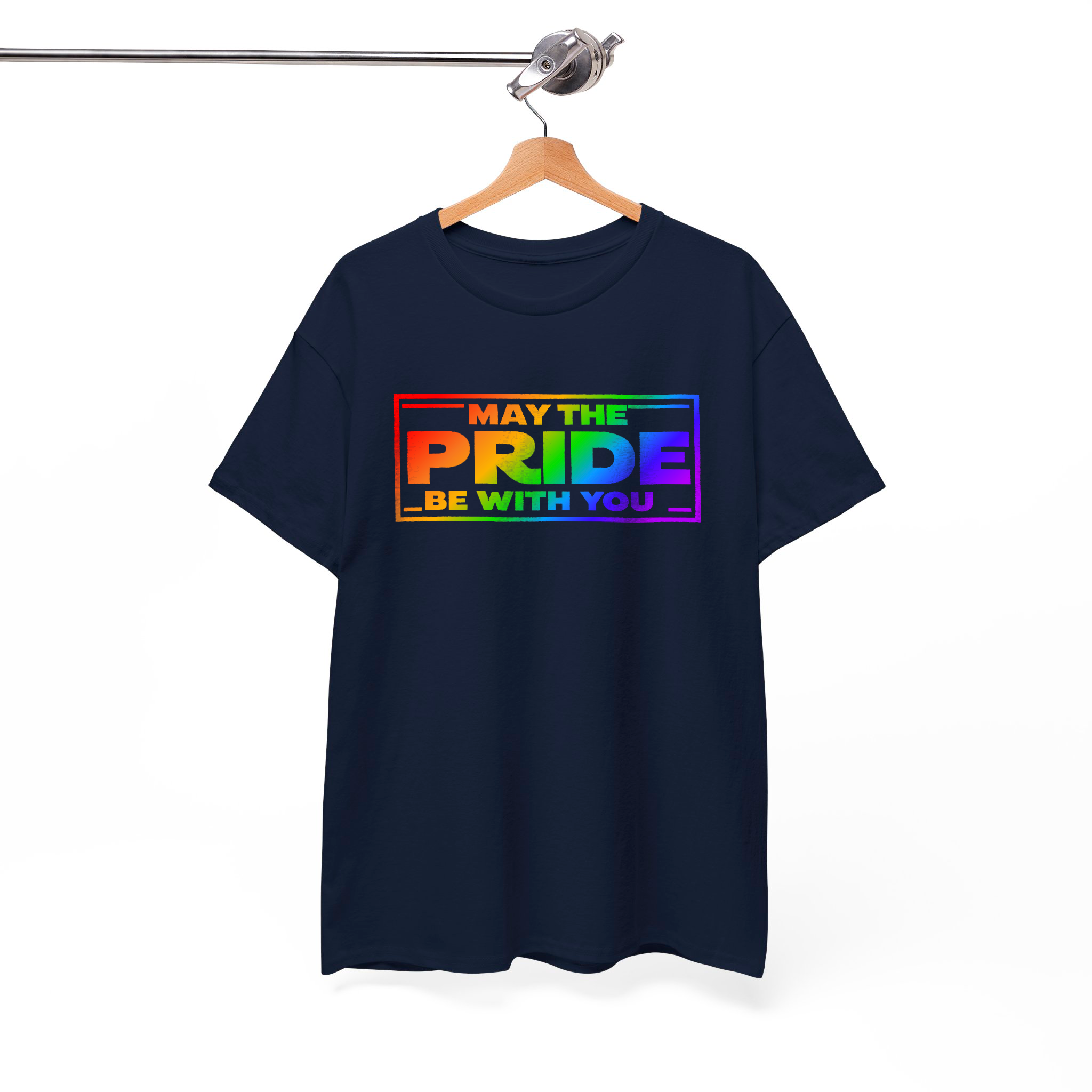 May The Pride Be With You - LGBTQ+ Star Wars Inspired Graphic Tee