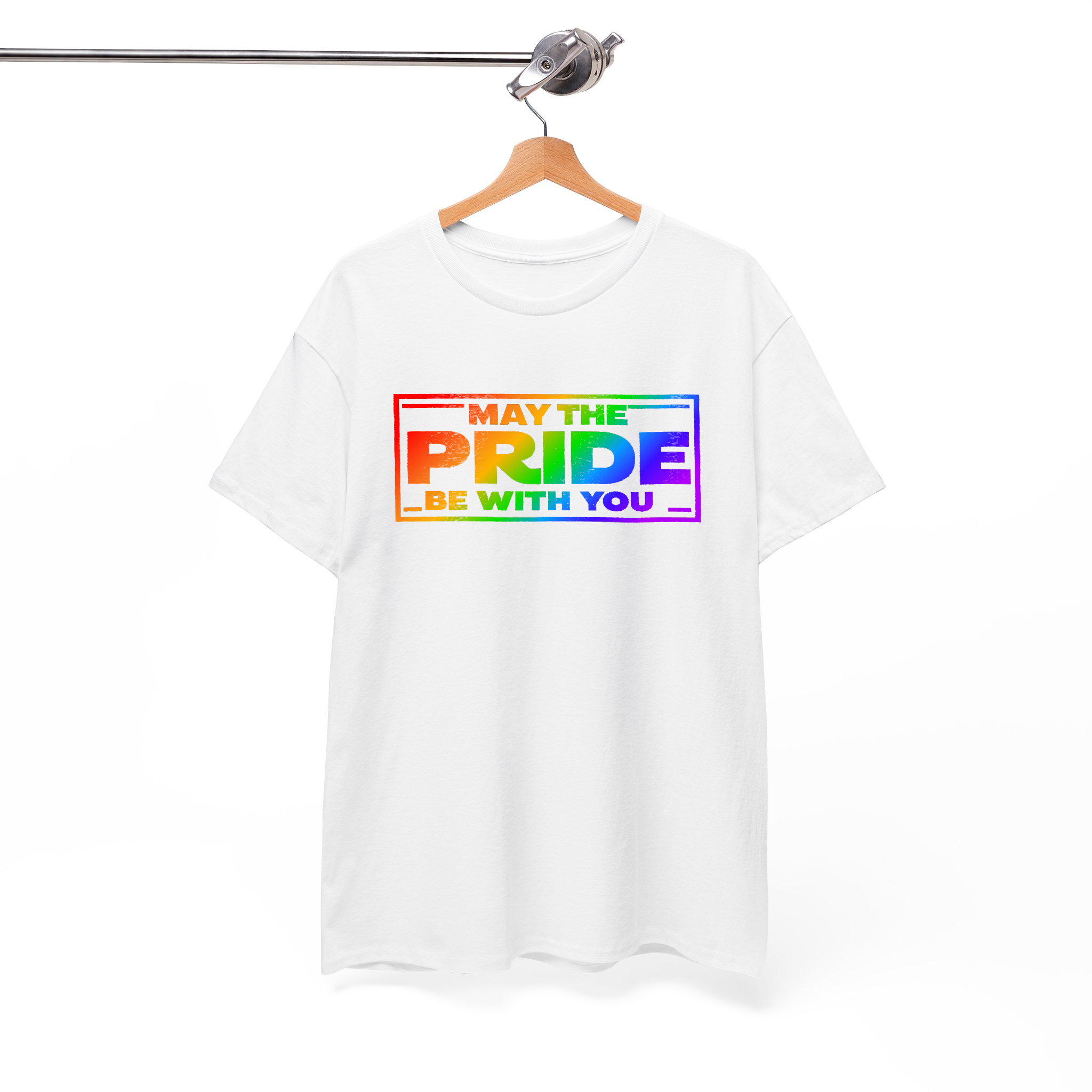 May The Pride Be With You - LGBTQ+ Star Wars Inspired Graphic Tee