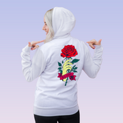 All Love Red Rose Hoodie – Bold & Artistic Streetwear for Men and Women