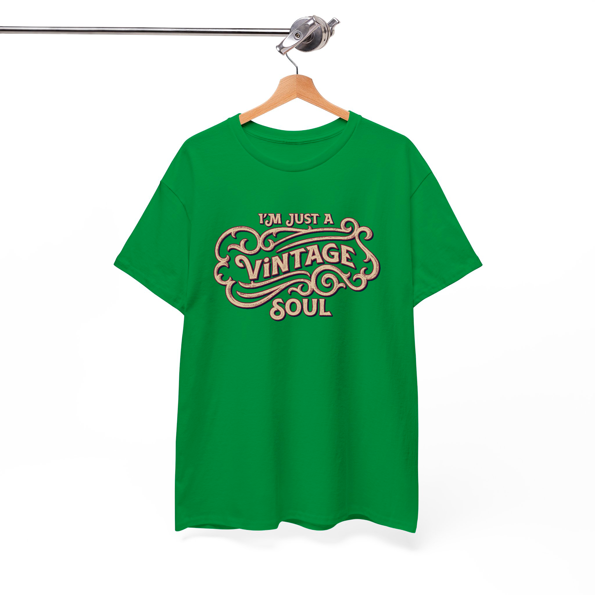 Vintage Soul T-Shirt – Retro-Inspired Classic Men's Women's Vintage Style Graphic Tee for Old Souls